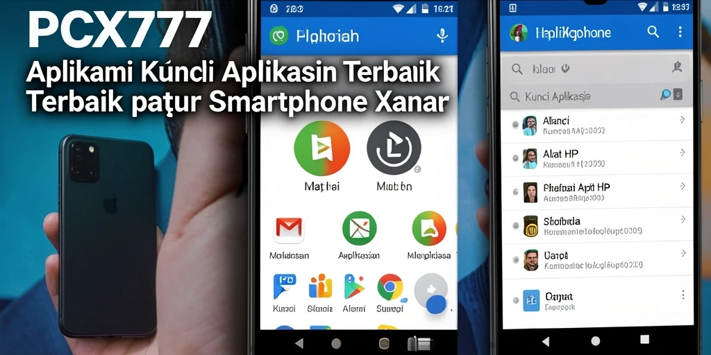 Tampilan antarmuka PCX777 yang menawan dan mudah digunakan.