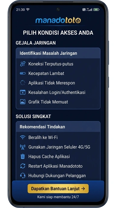 Tampilan link alternatif manadototo
